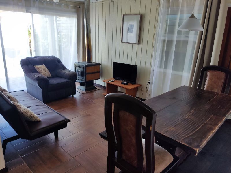 Comedor de la cabaña el boldo de Cabañas El Molino Suyay