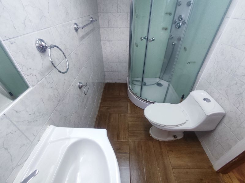 Baño de la cabaña el Hualle de Las Cabaña El Molino Suyay