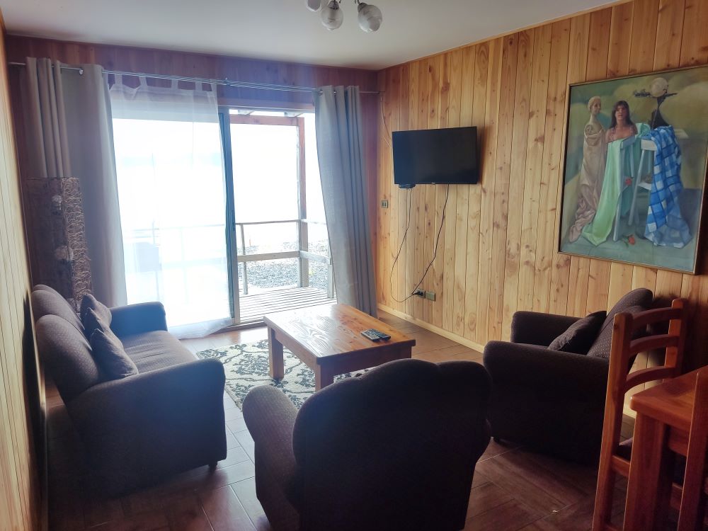 Comedor de la cabaña El Peumo de Cabañas El Molino Suyay