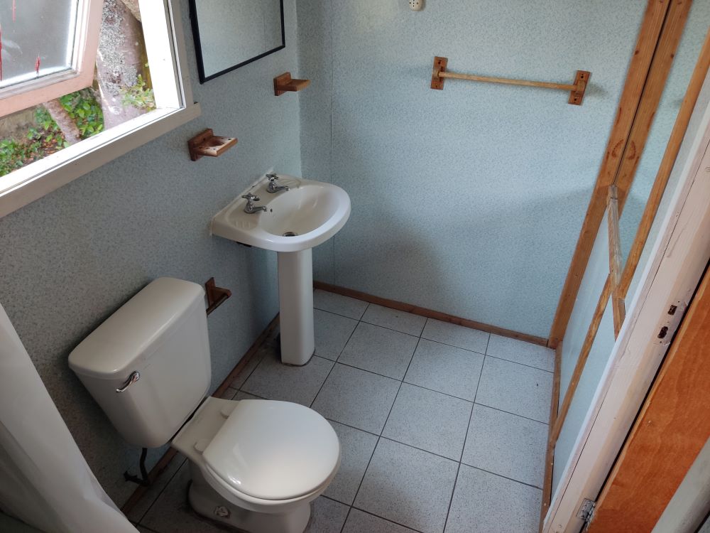 Bano de la cabaña El Pino de Cabañas El Molino Suyay